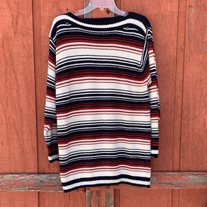 Liz Claiborne Striped Sweater - Size M